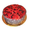 tort sufle malinowe