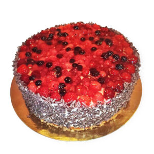 tort sufle malinowe