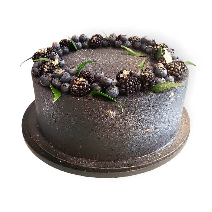 tort czarna elegancja