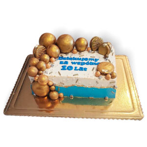 tort złote łata
