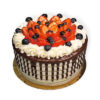 tort owocowy-bezowy