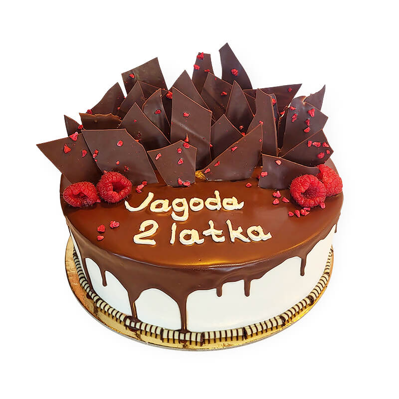tort czekoladowa rozkosz z malinami