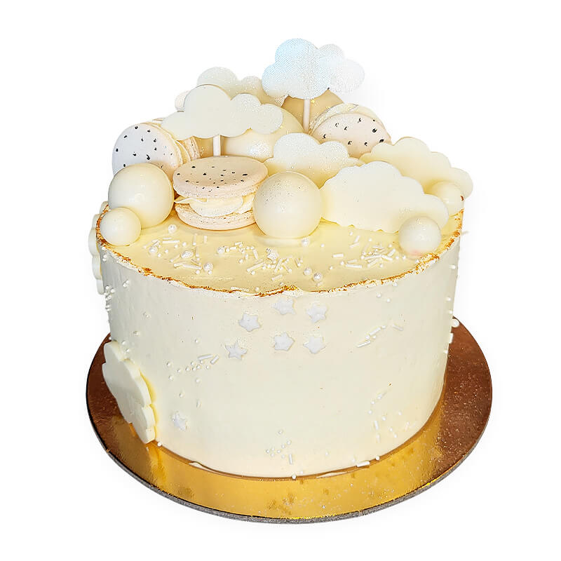 tort biała chmurka