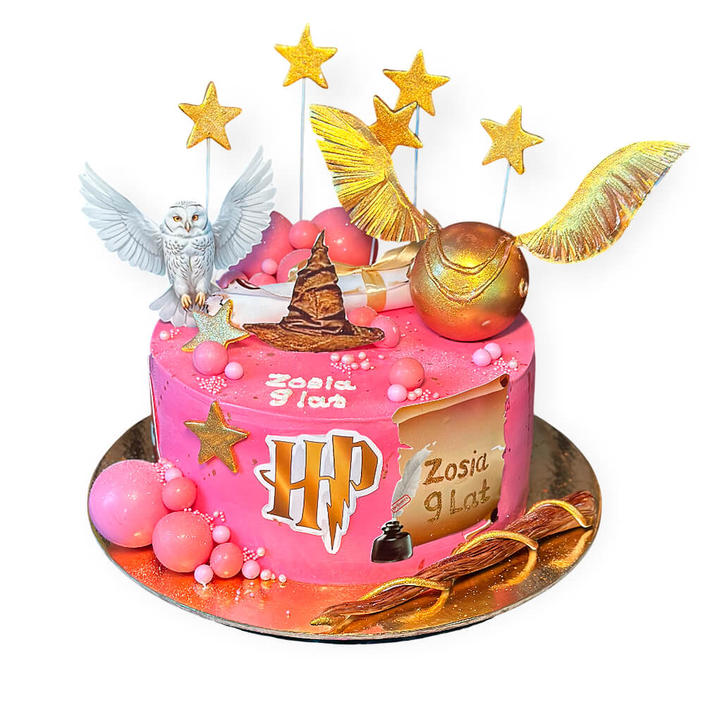 tort różowa magia HP