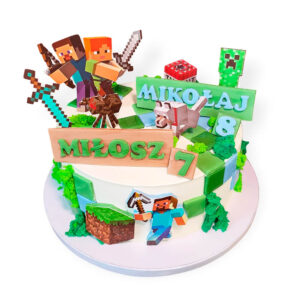tort minecraftowy świat przygód 2