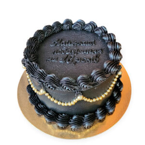 tort czarna elegancja