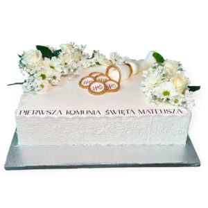 tort święty biały
