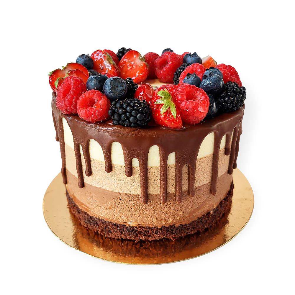 Tort Trzy czekolady